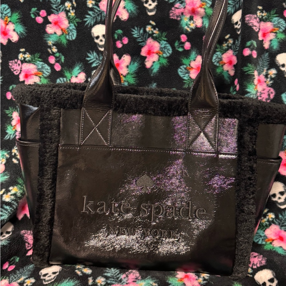 Kate Spade Jett Faux Shearling Tote